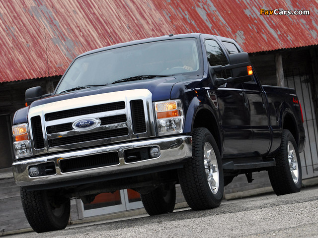 Ford F-250 Super Duty Crew Cab 2007–09 photos (640 x 480)