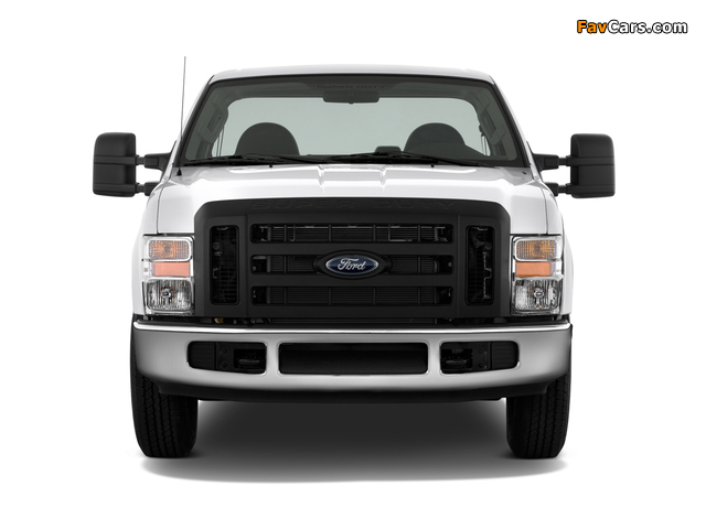 Ford F-250 Super Duty Regular Cab 2007–10 wallpapers (640 x 480)