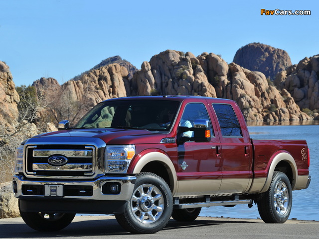 Ford F-250 Super Duty Crew Cab 2009–10 images (640 x 480)