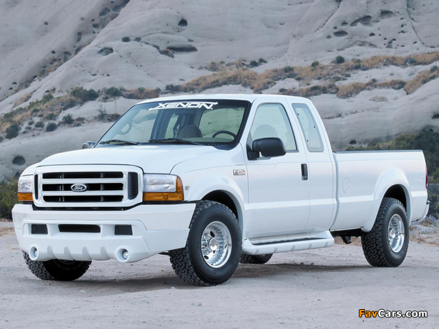Xenon Ford F-250 1999–2004 wallpapers (640 x 480)