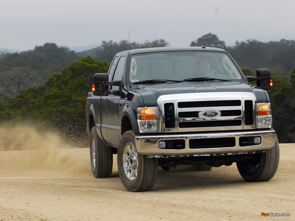 Ford F-250 Super Duty Extended Cab 2007–09 wallpapers (1024 x 768)