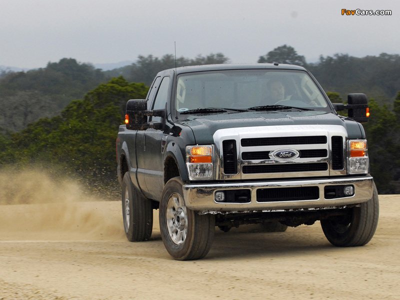 Ford F-250 Super Duty Extended Cab 2007–09 wallpapers (800 x 600)