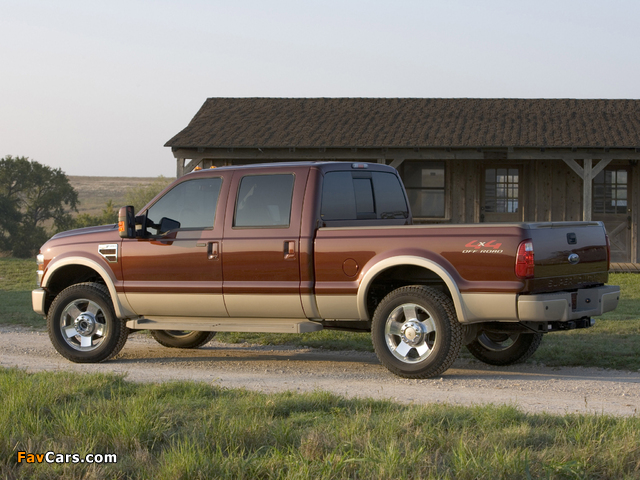 Ford F-250 Super Duty Crew Cab 2007–09 wallpapers (640 x 480)