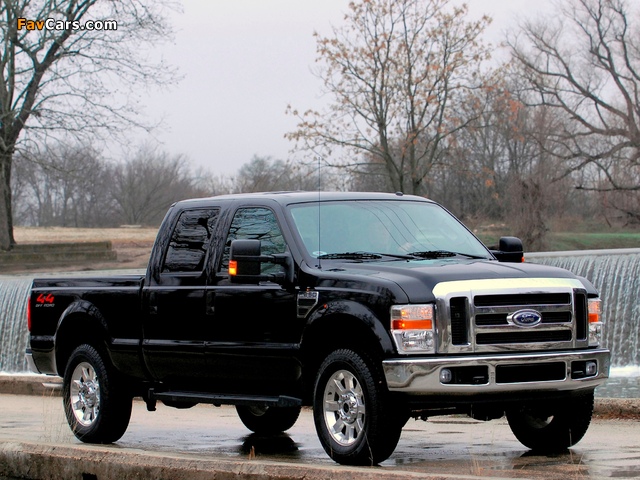 Ford F-250 Super Duty Crew Cab 2007–09 wallpapers (640 x 480)