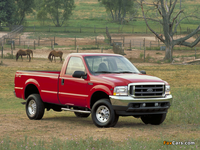 Ford F-350 Super Duty Regular Cab 1999–2004 images (640 x 480)