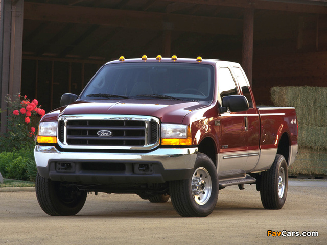Ford F-350 Super Duty Extended Cab 1999–2004 images (640 x 480)