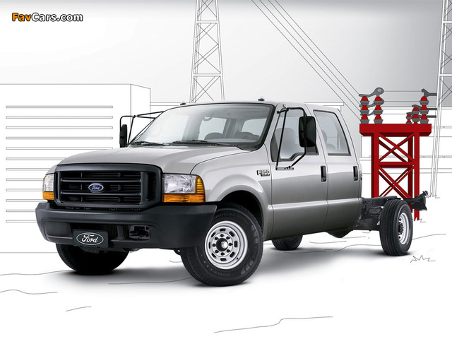 Ford F-350 Super Duty Crew Cab 1999–2004 photos (640 x 480)