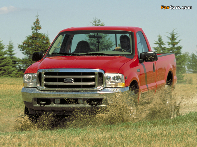 Ford F-350 Super Duty Regular Cab 1999–2004 photos (640 x 480)