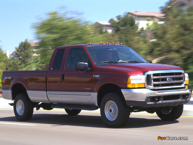 Ford F-350 Super Duty Extended Cab 1999–2004 wallpapers (640 x 480)