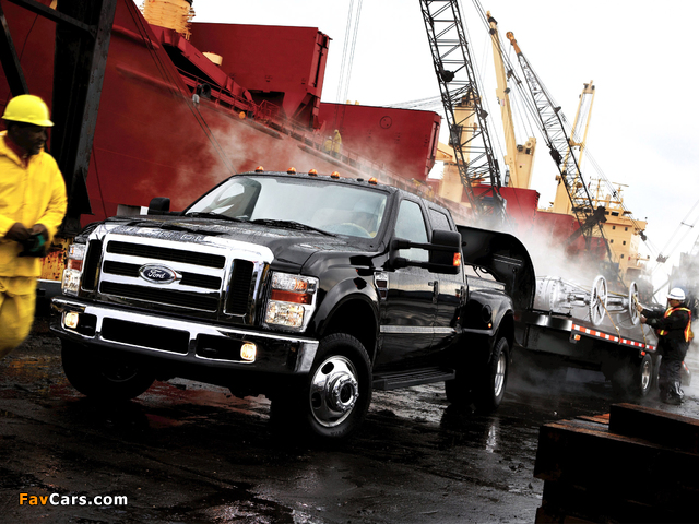 Ford F-350 Super Duty Crew Cab 2007–10 images (640 x 480)