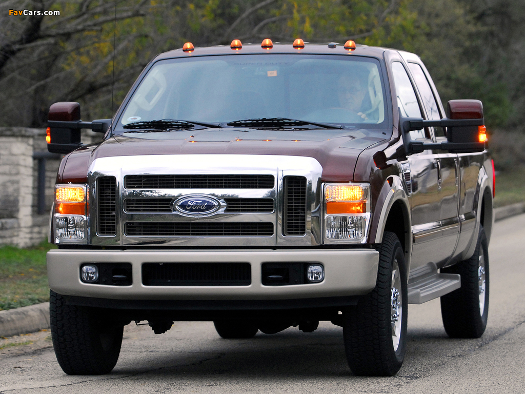 Ford F-350 Super Duty Crew Cab 2007–10 images (1024 x 768)
