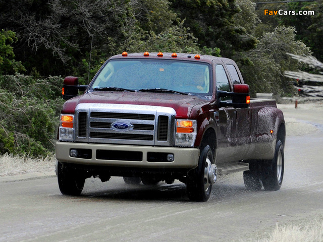 Ford F-350 Super Duty Crew Cab 2007–10 pictures (640 x 480)