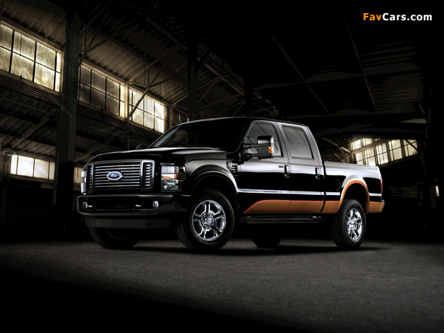 Ford F-350 Super Duty Harley-Davidson 2008–10 pictures (640 x 480)