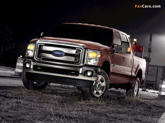 Ford F-350 Super Duty Crew Cab 2010 wallpapers (640 x 480)