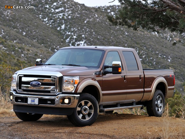 Ford F-350 Super Duty Crew Cab 2010 wallpapers (640 x 480)