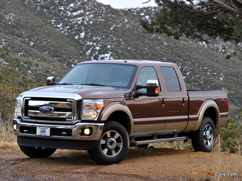 Ford F-350 Super Duty Crew Cab 2010 wallpapers (800 x 600)