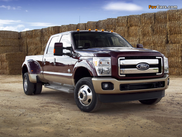 Pictures of Ford F-350 Super Duty Crew Cab 2010 (640 x 480)