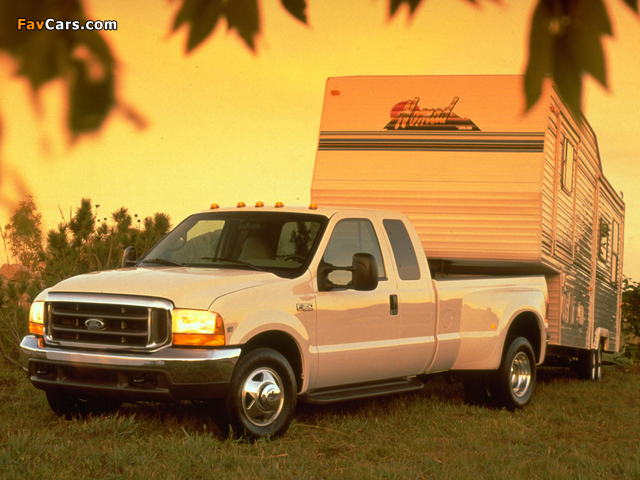 Ford F-350 Super Duty Extended Cab 1999–2004 wallpapers (640 x 480)