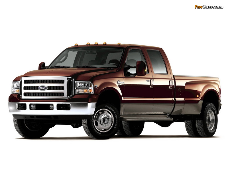 Ford F-350 Super Duty Crew Cab 2005–07 wallpapers (800 x 600)