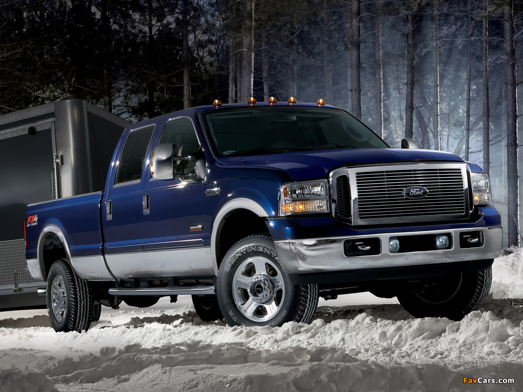 Ford F-350 Super Duty Crew Cab 2005–07 wallpapers (1024 x 768)
