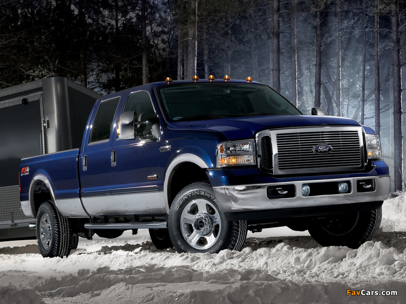 Ford F-350 Super Duty Crew Cab 2005–07 wallpapers (800 x 600)