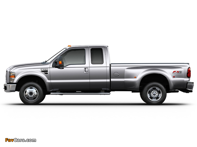 Ford F-350 Super Duty Super Cab 2007–10 wallpapers (640 x 480)