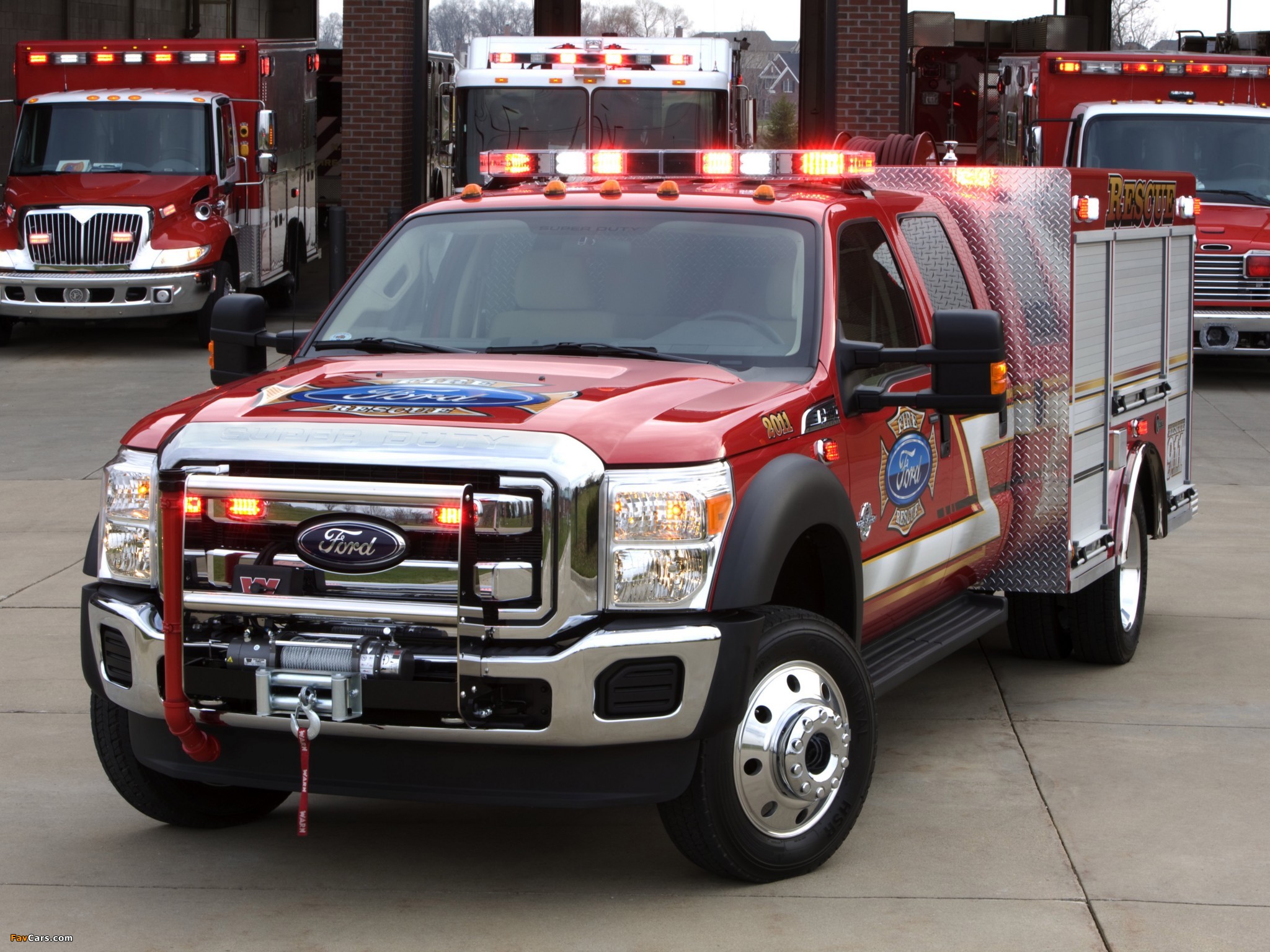 Ford F-550 Super Duty Crew Cab Firetruck by Warner 2010 images (2048 x 1536)