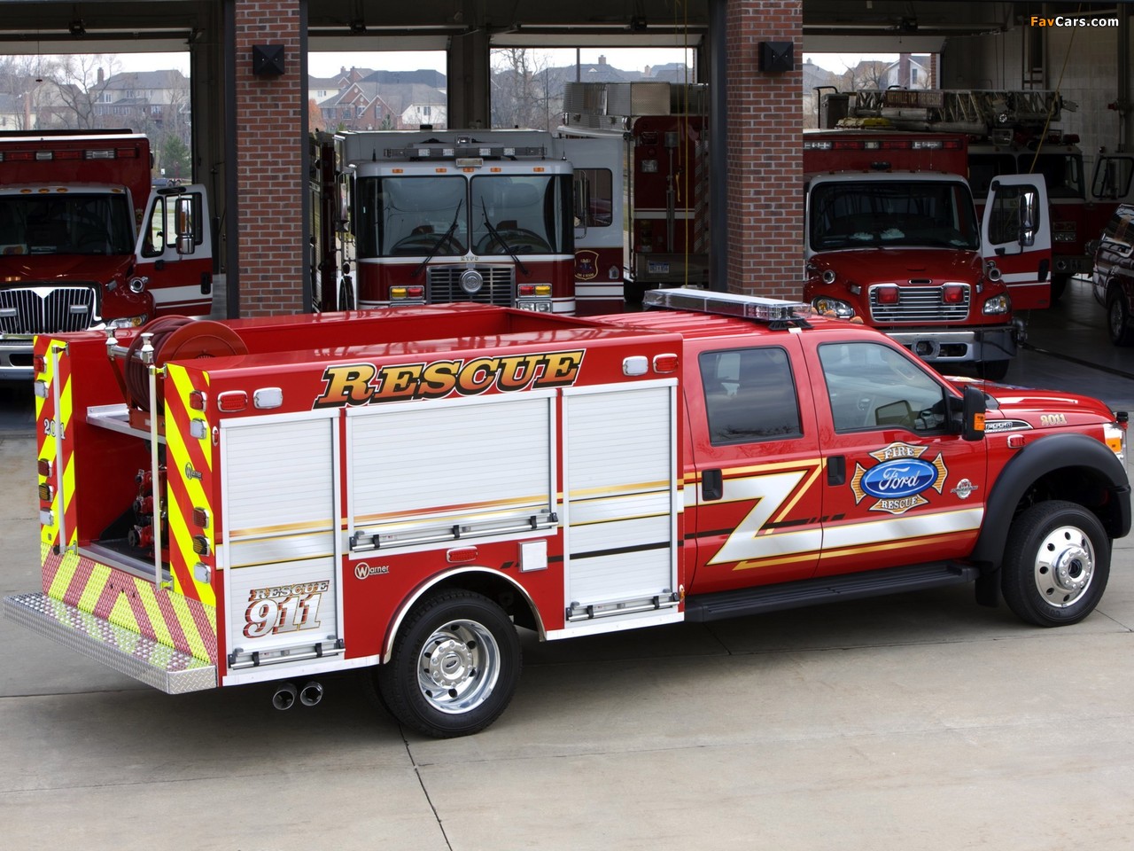 Ford F-550 Super Duty Crew Cab Firetruck by Warner 2010 photos (1280 x 960)