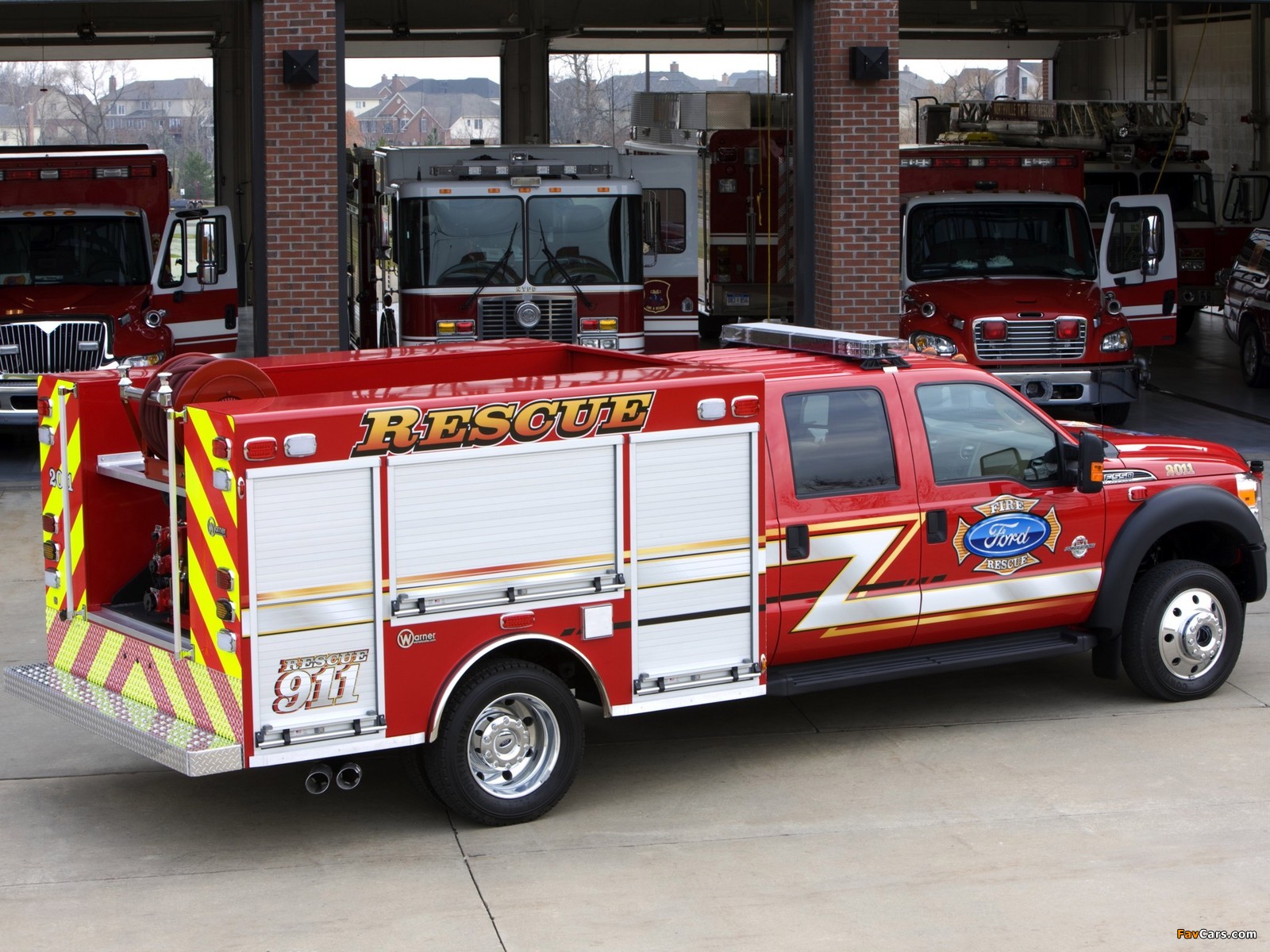 Ford F-550 Super Duty Crew Cab Firetruck by Warner 2010 photos (1600 x 1200)