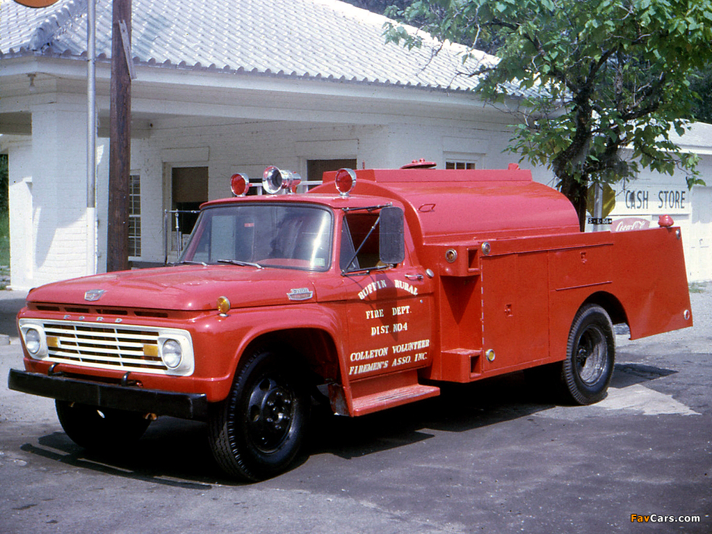 Ford F-600 Fire Truck 1963 photos (1024 x 768)