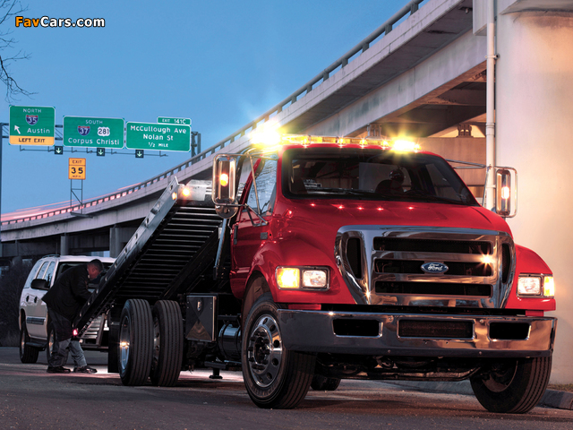 Ford F-650 Super Duty Tow Truck 2007 wallpapers (640 x 480)