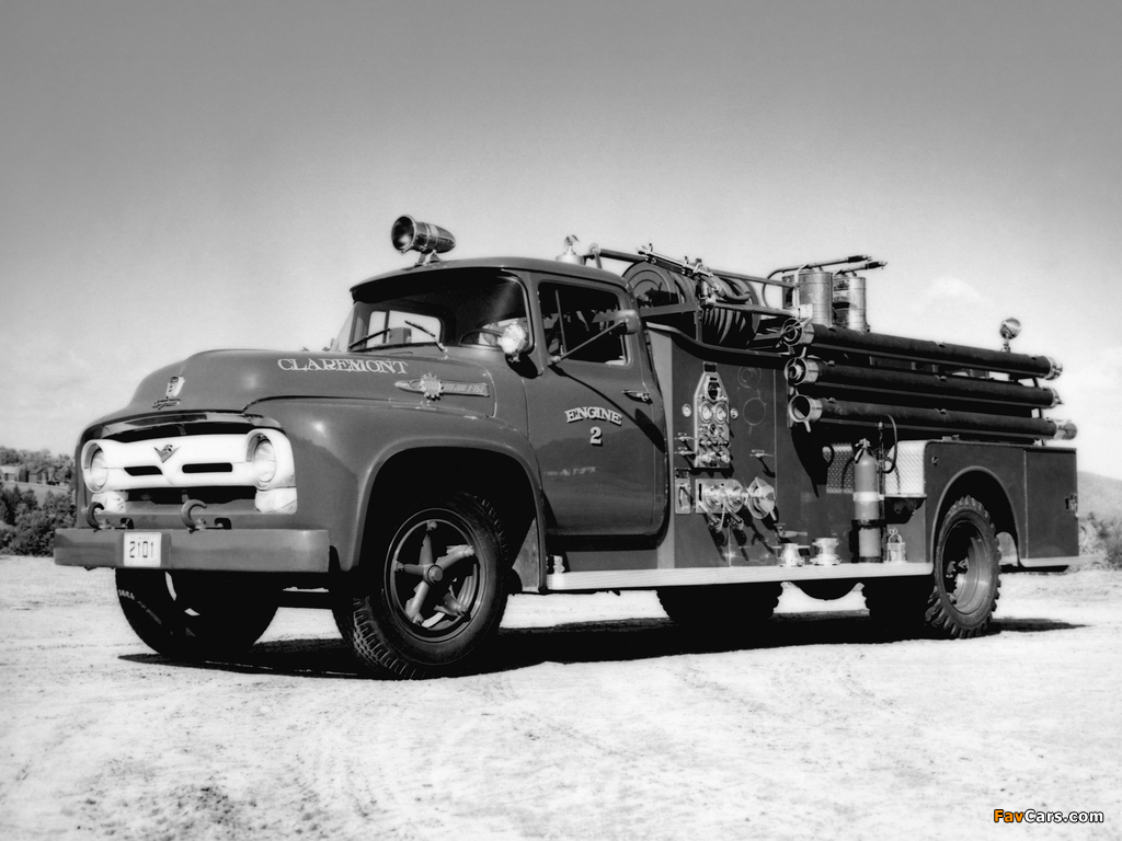 Ford F-750 Firetruck by Seagrave 1956 photos (1024 x 768)