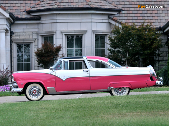 Ford Fairlane Crown Victoria Skyliner (64B) 1955 images (640 x 480)