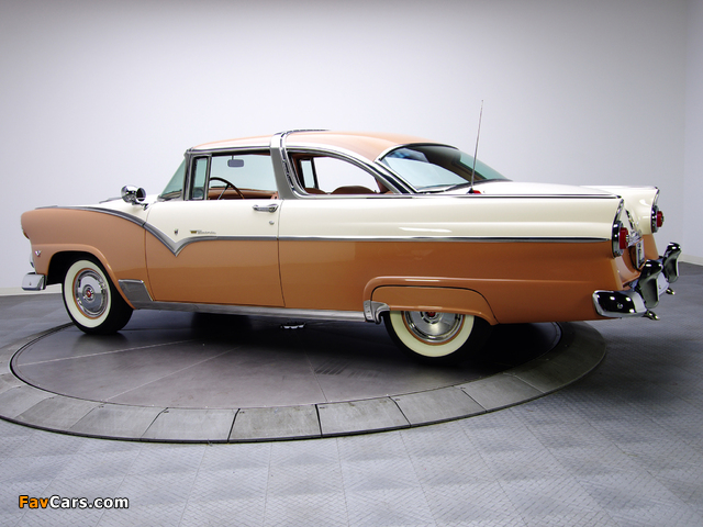 Ford Fairlane Crown Victoria Coupe (64A) 1955 images (640 x 480)