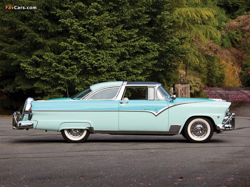 Ford Fairlane Crown Victoria Skyliner (64B) 1955 images (800 x 600)