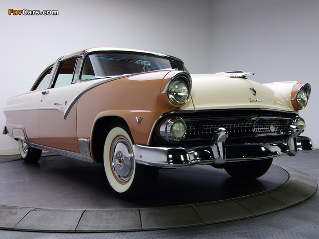 Ford Fairlane Crown Victoria Coupe (64A) 1955 pictures (640 x 480)