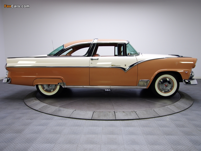 Ford Fairlane Crown Victoria Coupe (64A) 1955 pictures (800 x 600)