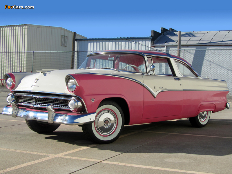 Ford Fairlane Crown Victoria Coupe (64A) 1955 wallpapers (800 x 600)