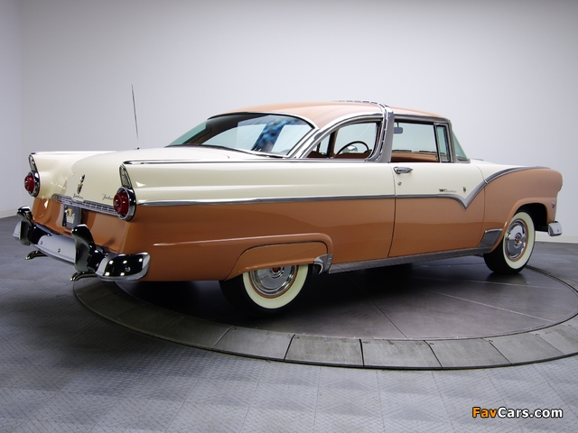 Ford Fairlane Crown Victoria Coupe (64A) 1955 wallpapers (640 x 480)