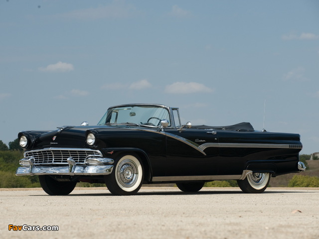 Ford Fairlane Sunliner Convertible 1956 images (640 x 480)
