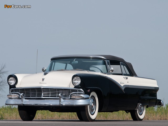 Ford Fairlane Sunliner Convertible 1956 photos (640 x 480)