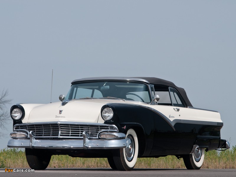 Ford Fairlane Sunliner Convertible 1956 photos (800 x 600)