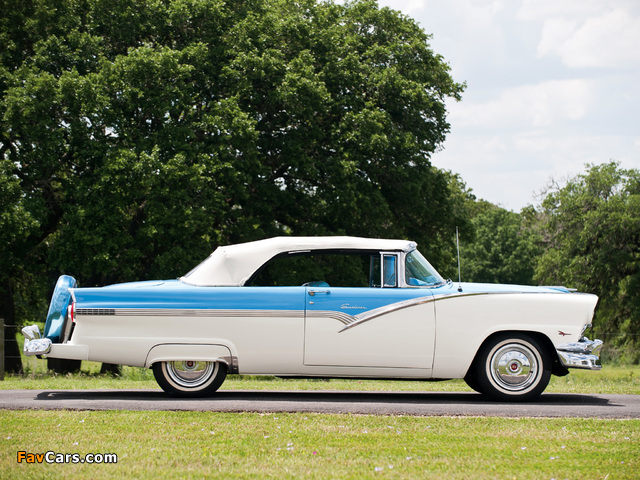 Ford Fairlane Sunliner Convertible 1956 pictures (640 x 480)