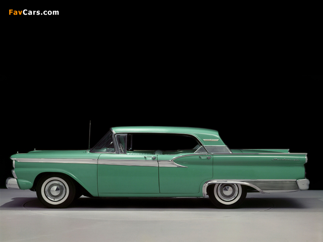 Ford Fairlane 500 Town Victoria (57A) 1959 pictures (640 x 480)