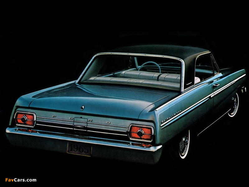 Ford Fairlane 500 2-door Hardtop 1965 photos (800 x 600)