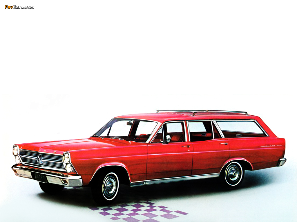 Ford Fairlane 500 Station Wagon 1966 images (1024 x 768)
