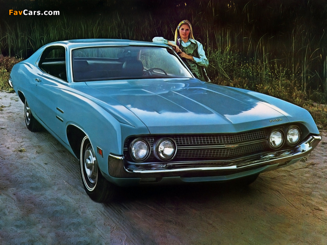 Ford Fairlane 500 2-door Hardtop 1970 photos (640 x 480)