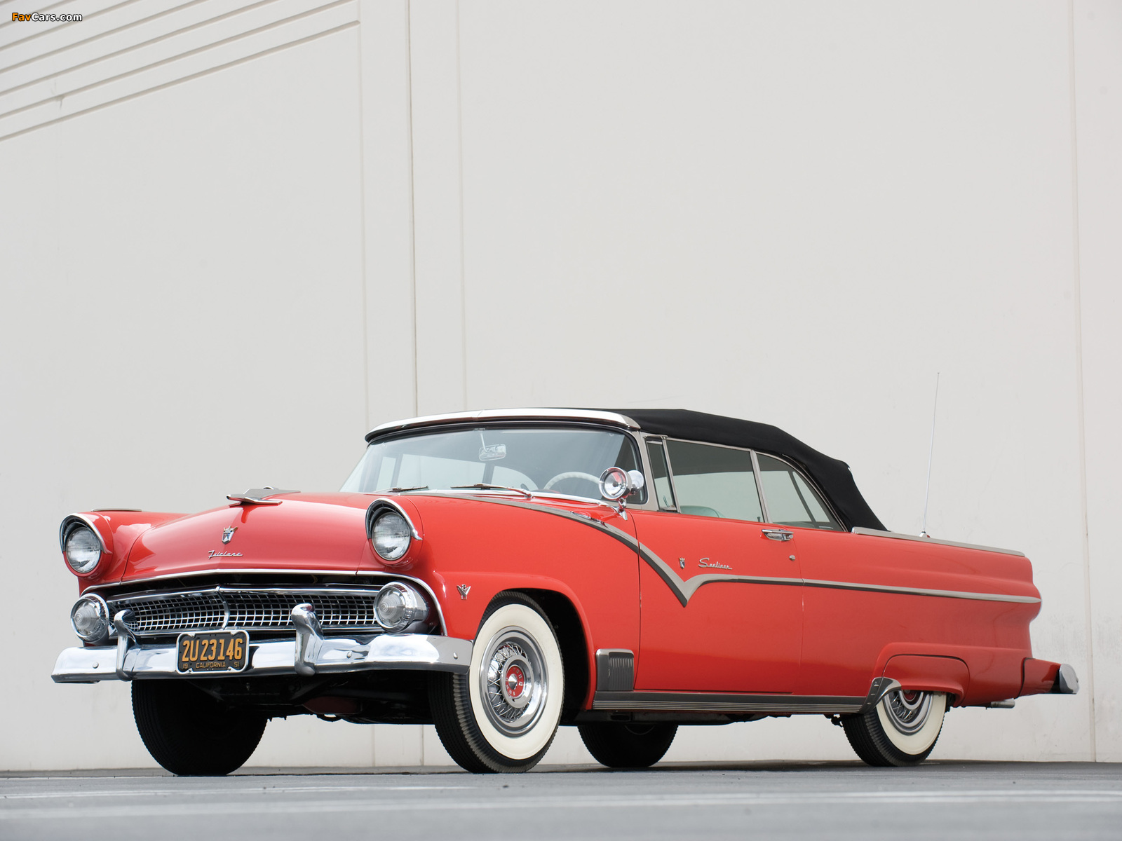Images of Ford Fairlane Sunliner Convertible 1955 (1600 x 1200)