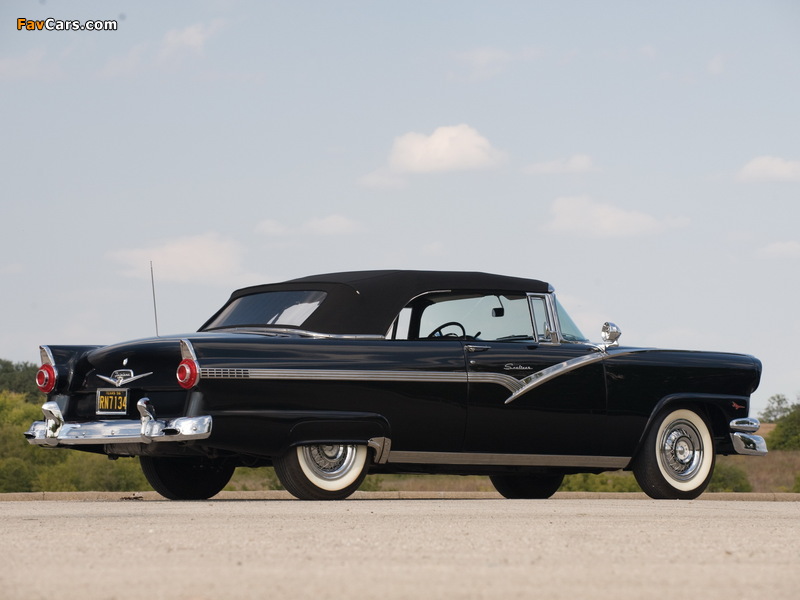 Images of Ford Fairlane Sunliner Convertible 1956 (800 x 600)