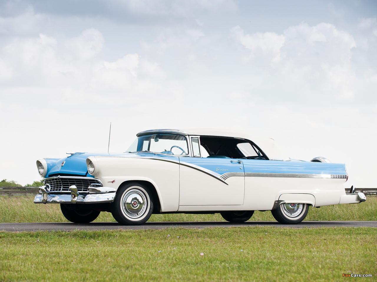 Images of Ford Fairlane Sunliner Convertible 1956 (1280 x 960)
